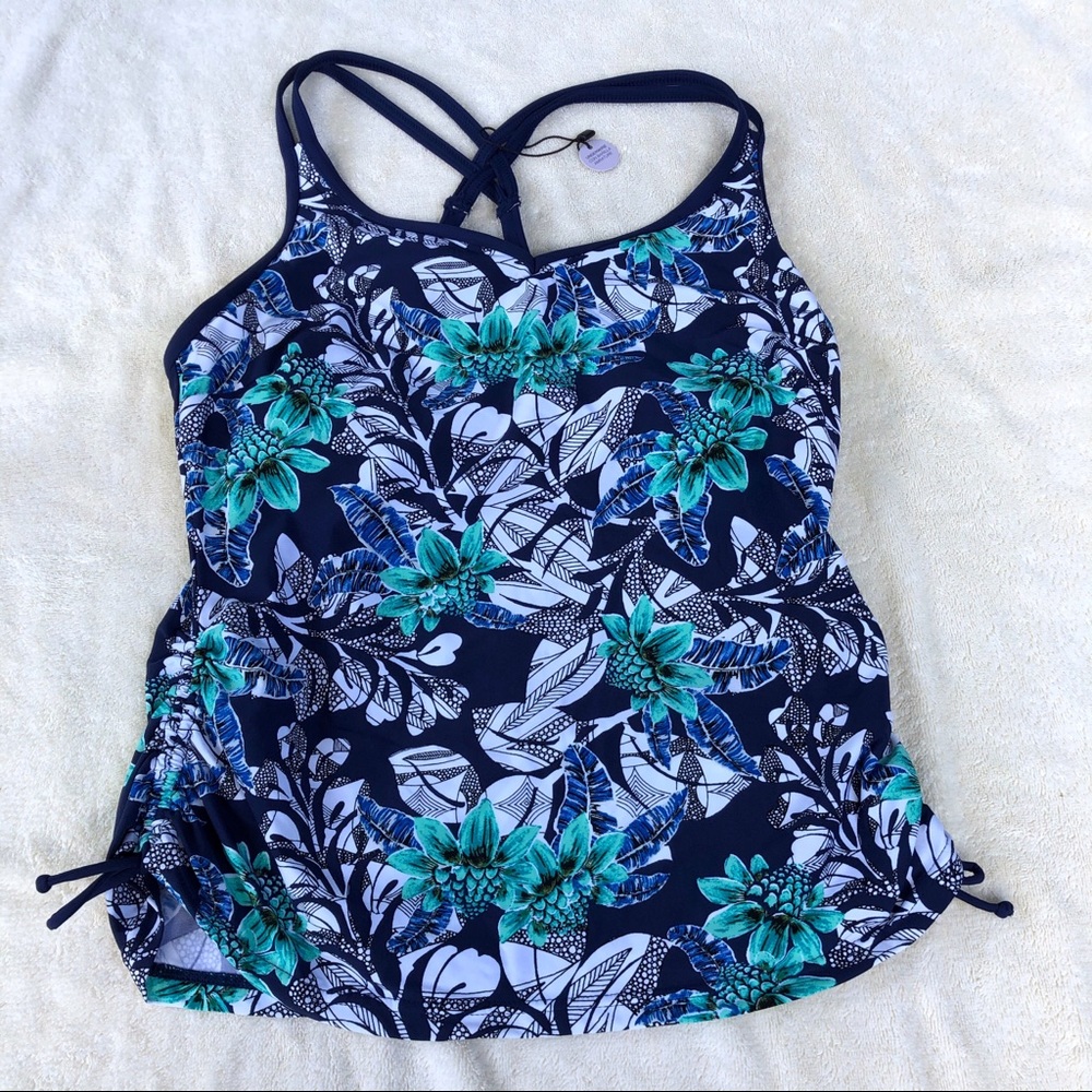 Jag Underwire Tankini Top size 36 D/DD NWT